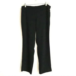 Eileen Fisher Black Side Zip Pants Size SP